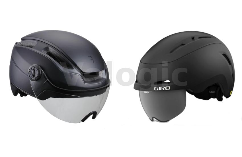 Speed pedelec helmet with or without visor and screen