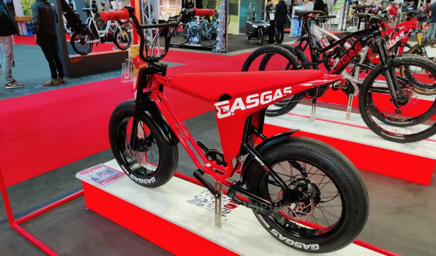 Electric moped fatbike from GASGAS at Velofollies 2024