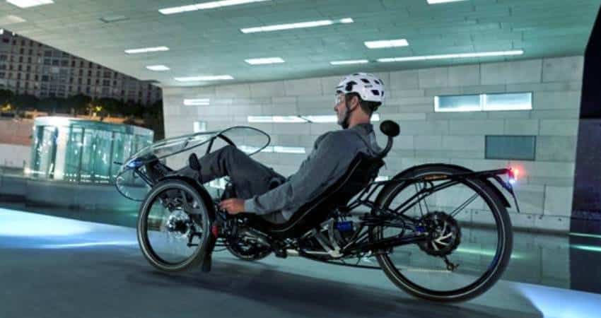 what is an electric recumbent bike